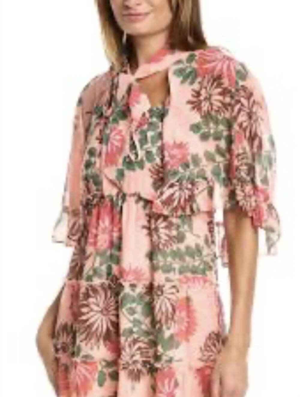NEW JULIE BROWN elyse dress in pink adios